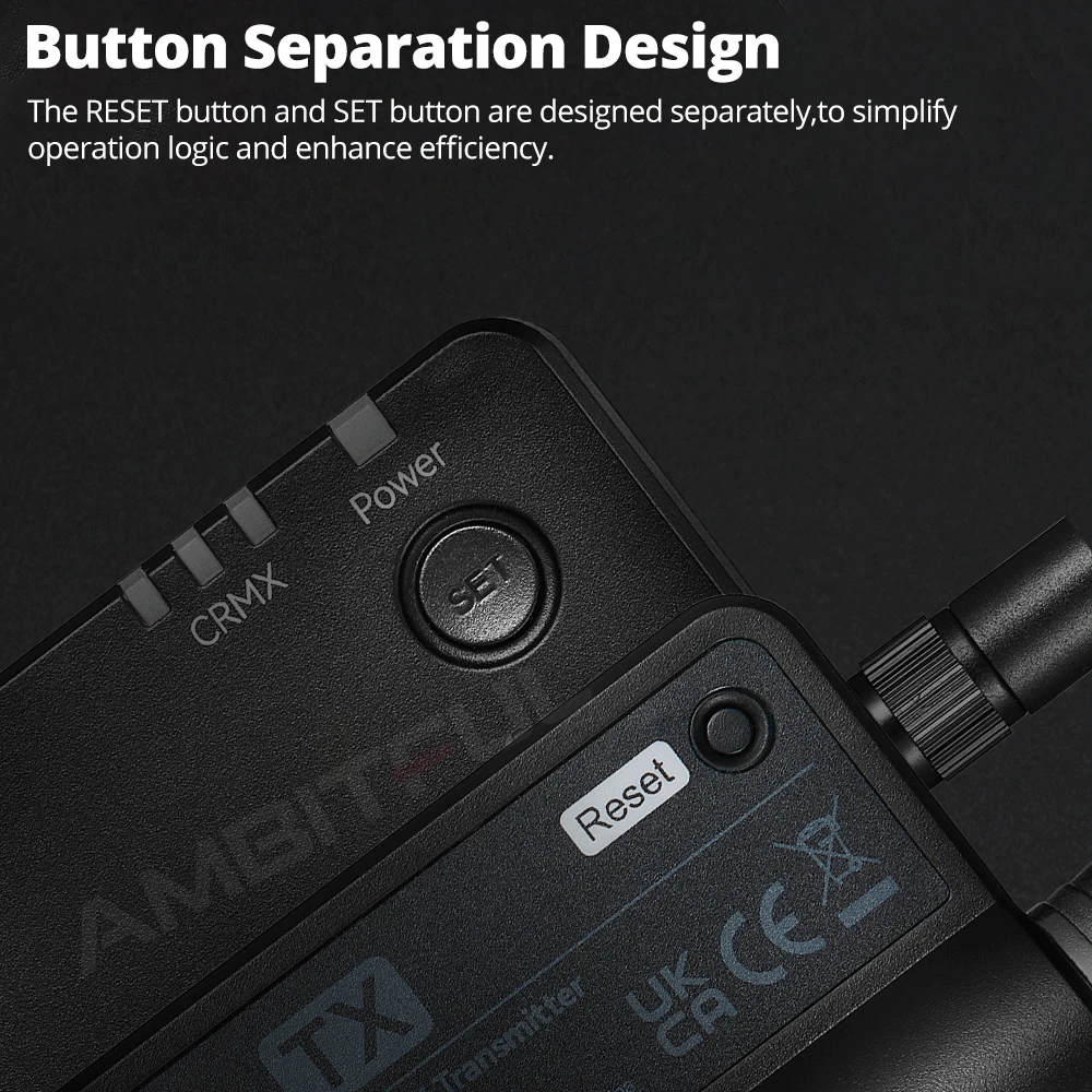 Godox TimoLink TX RX Wireless DMX Transmitter Receiver Set Automatic Frequency Hopping Built-in CRMX Lumenradio