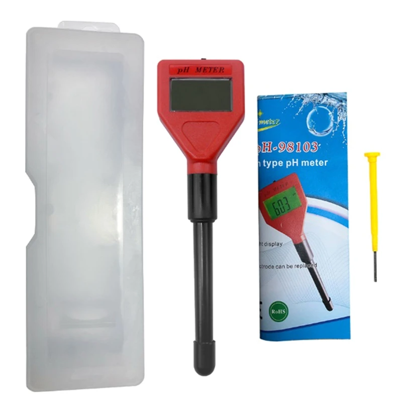 Soil Tester Digital Ph Meters Portable Acidity Soil Ph Meter Moisture Tester Ph-98103 for Agriculture/Food/Water soil moisture sensor soil tester soil moisture meter