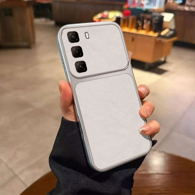 Elegant PU Leather Shockproof Phone Case with Silicone TPU保护层