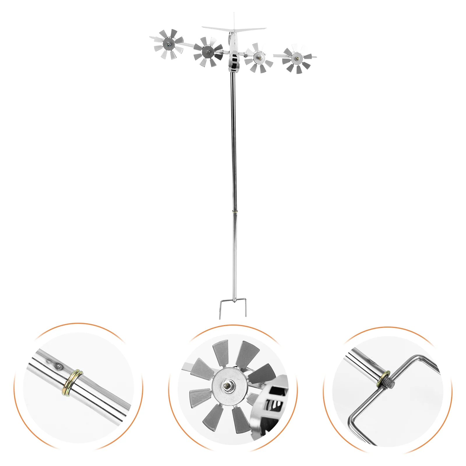 

Airplane Windmill Lifelike Decor Decoration Iron Vivid Shaped Ornament Outdoor Crafts Garden Accessory