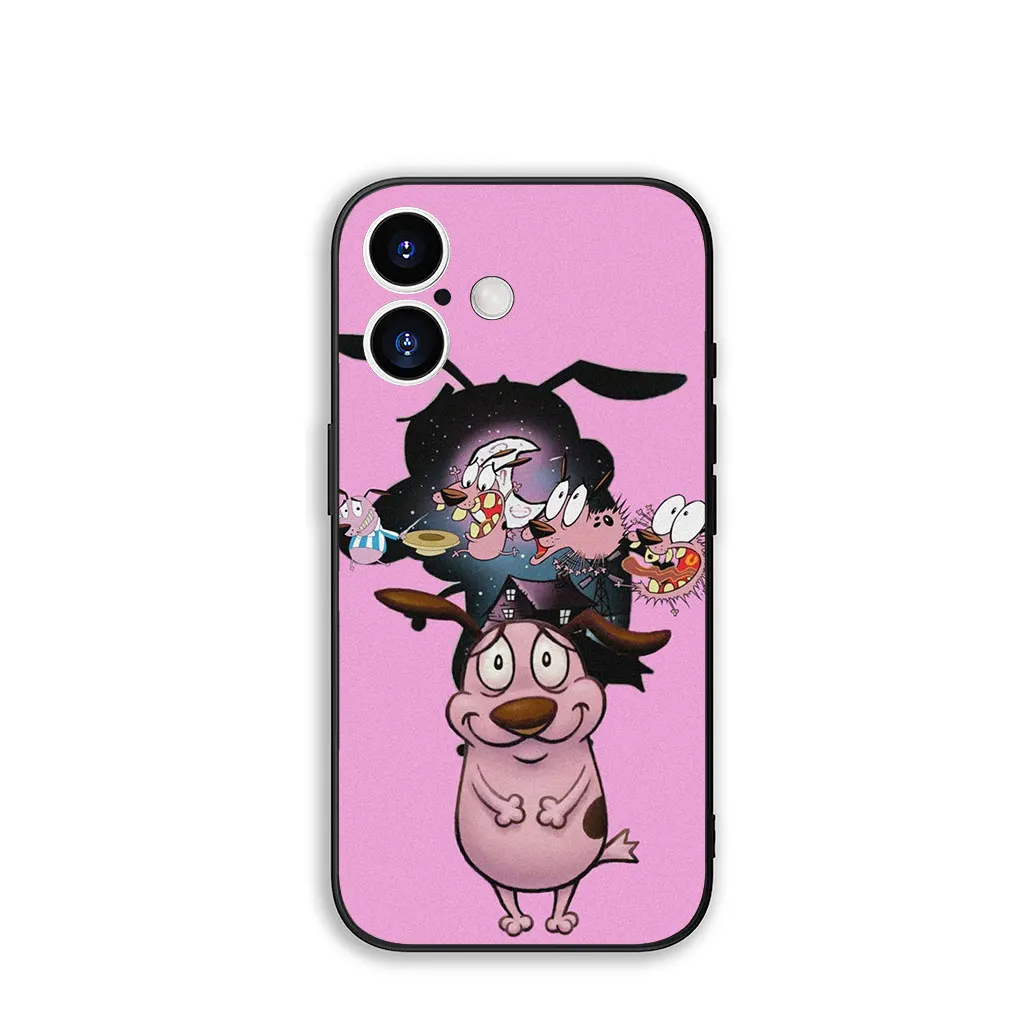 Anime Courageous Dog Protective Phone Case