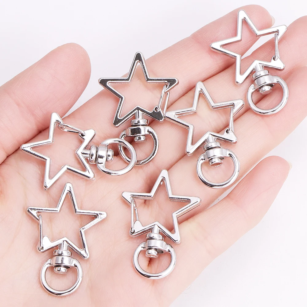SUNNYCLUE 1 Doos 54 Stks 9 Kleuren Swivel Sleutelhanger