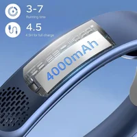 Ventilateur de Cou USB à Noyau Facades, Turbine au Design Sans Vanité, Facile à Contrôler et à Transporter pour l'Extérieur, Portable, Cadeau d'Été, Nouvelle Collection 2024 5