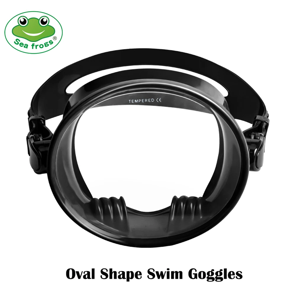 Golden Seafrogs Professional Adult Kids Swim Goggles Snorkel Diving