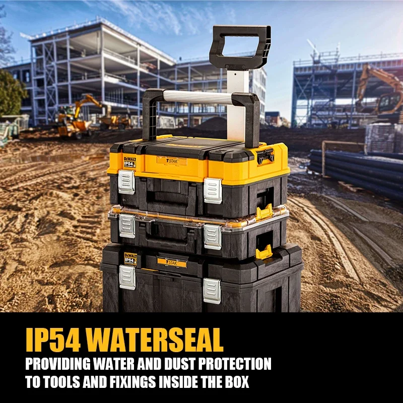 DEWALT TSTAK™ 2.0 IP54 Storage Box DWST82968-1-23 DWST83345-1-23