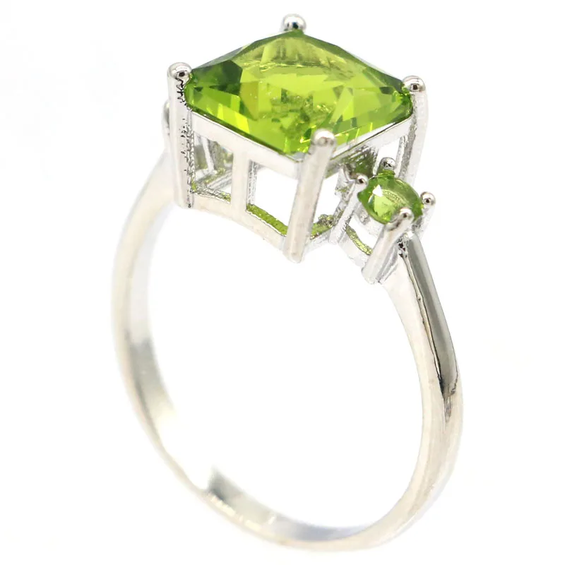 Customized 925 SOLID STERLING SILVER Ring Citrine Peridot London Blue Topaz Rhodolite Garnet Many Sizes 5.5-10