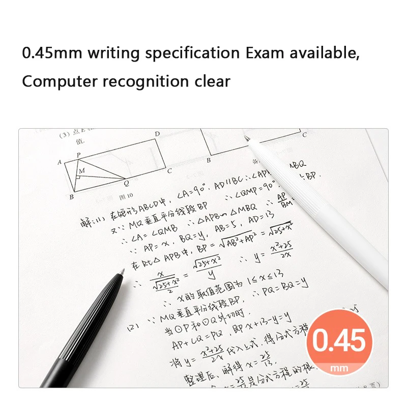 Kaco K10 Gel Pens High Value 0.45mm Black Ink עט מחיק High Capacity Kawaii Stylo For School Office Writing Aesthetic stationery 5