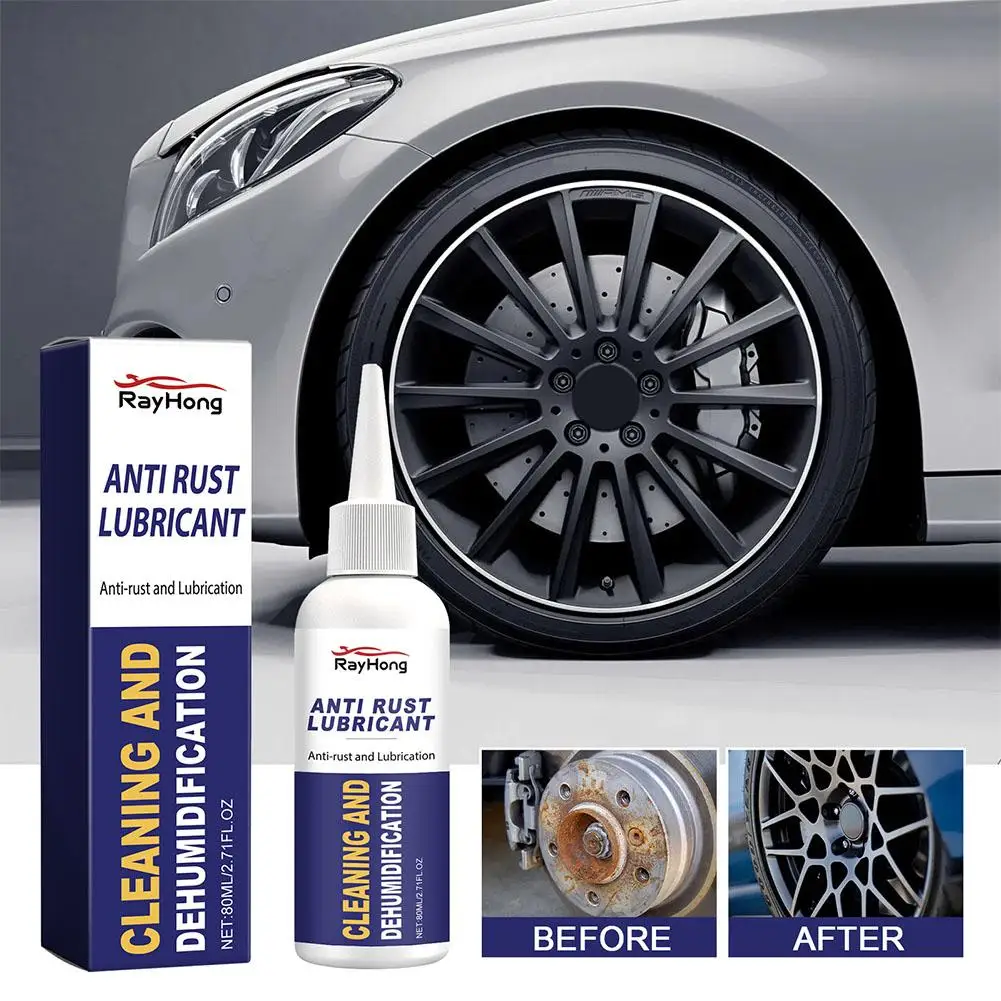 Iron Rust Removal Spray Antiruggine 500Ml Liquid Long Lasting Neutral Car Maintenance Supplies Con Asciugamano Per Automotive M R2A2