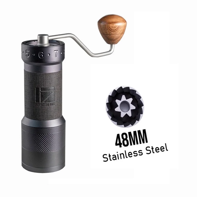 

1zpresso K Max/K Plus super portable coffee grinder manual coffee bearing stainless steel heptagonal conical burr Coffee milling