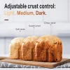 1.5kg Automatic Bread Machine 850w Programmable Bread Maker 15-hour Pre-set Timer Control Panel With Lcd Display Sonifer 5