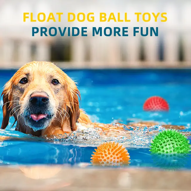 S8903b483ec044afbbb66a3802a150591n.jpg 3/6Pcs Squeaky Dog Ball Toys,Dog Chew Balls for Boredom, Floatable Pool Dog Toys,Puppy Teeth Cleaning Toys for Small Medium Dogs
