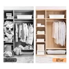 Clothes Hanging Dust Cover Wedding Dress Cover Suit Coat Storage Bag Transparent Fully Enclosed Clothes Cover With Zipper 3