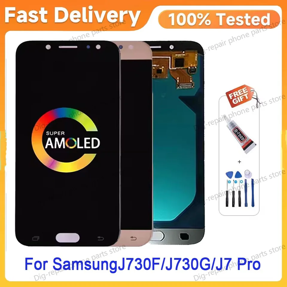 Display J7 Pro For Samsung J7 2017 Display J730 SM-J730F J730FM/DS ...