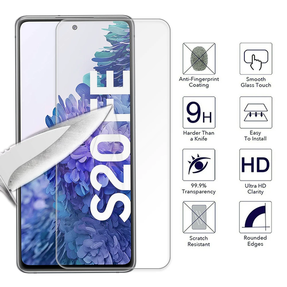 An Toàn Có Kính Cường Lực Dành Cho Samsung Galaxy Samsung Galaxy S21 FE 5G Bảo Vệ Màn Hình Trong Cho Samsung S21 FE S20FE S20 Fe 5G 4G S21FE Kính Cường Lực mobile tempered glass