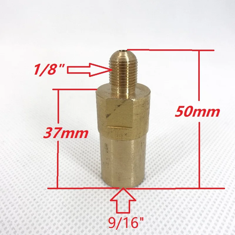 Nozzle Base 9/16"-1/8" External Nozzle Base Thread Original Oil For Waste Oil Burner Atomizer Fuel Spray