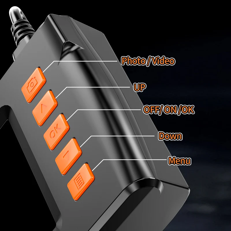 4.3 Inch IPS LCD Industrial Endoscope Camera 8mm 1080P HD For Checking Car