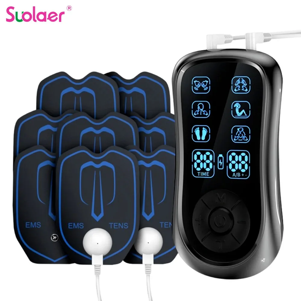 Pulse EMS Machine Electric TENS Muscle Stimulator Body Massage Relax Pain  Relief Rechargeable Acupuncture Health Care Machine - AliExpress