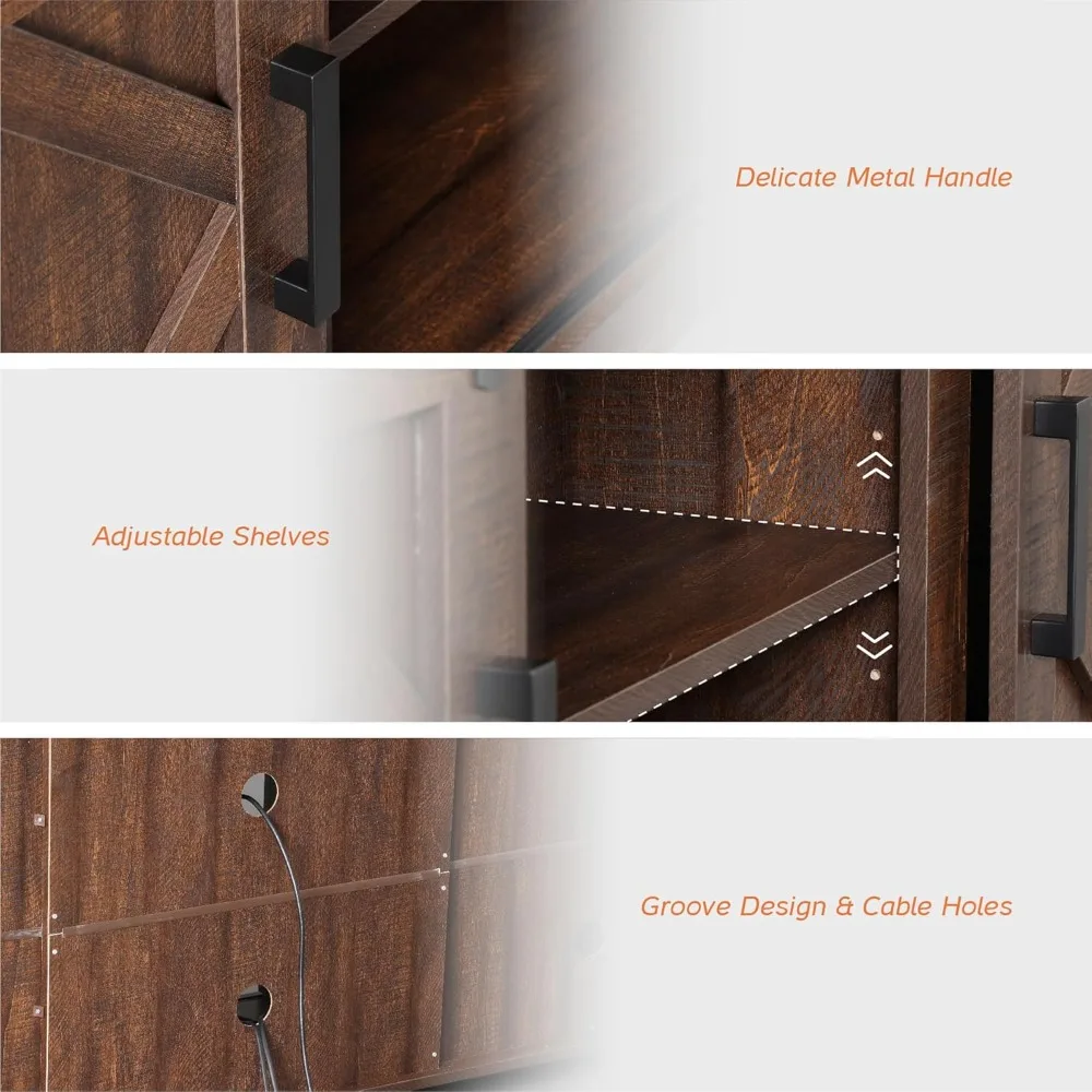 TV Stand with 18" Fireplace 2