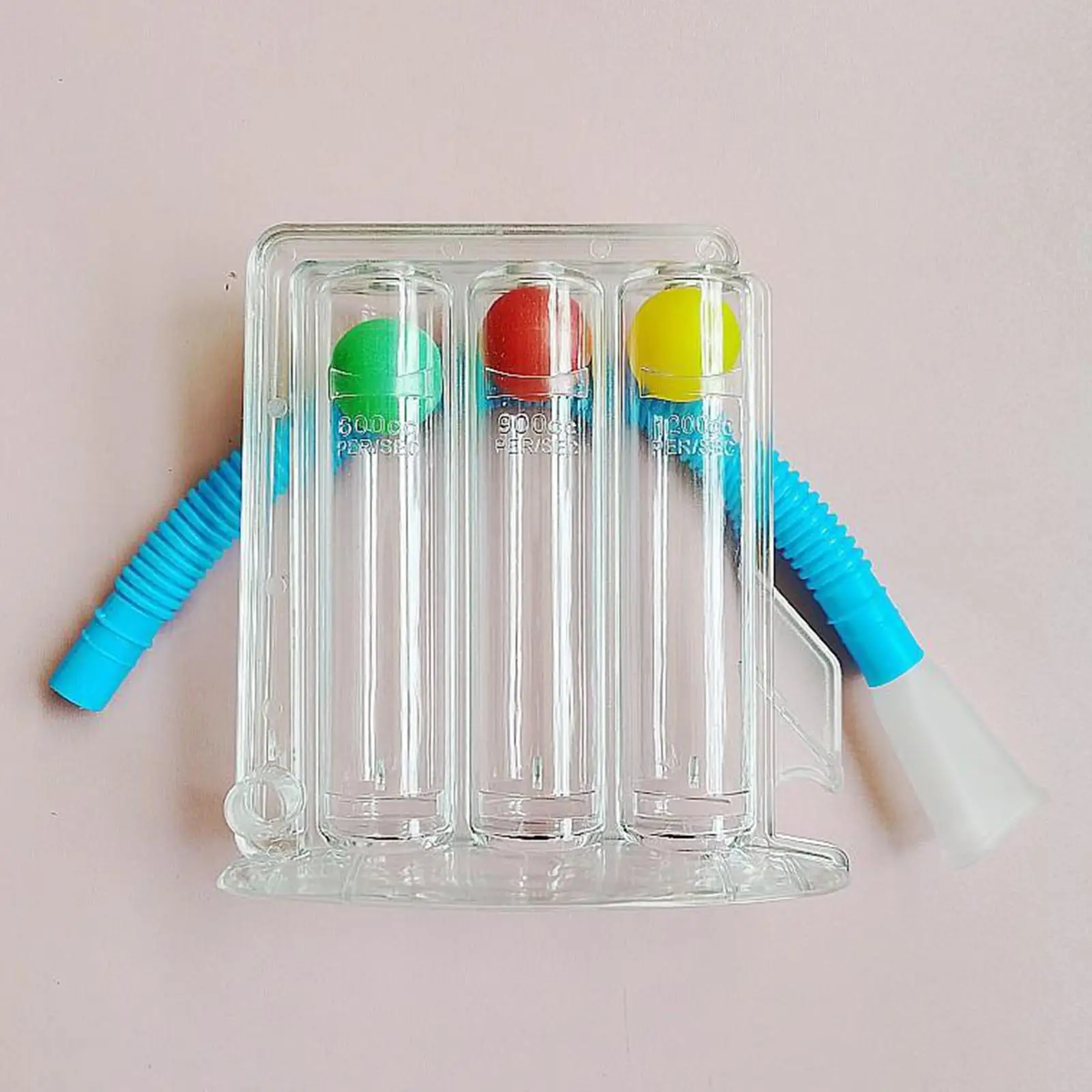 Breathing Exerciser Trainer Three-ball Incentive Spirometer Lung Breathing