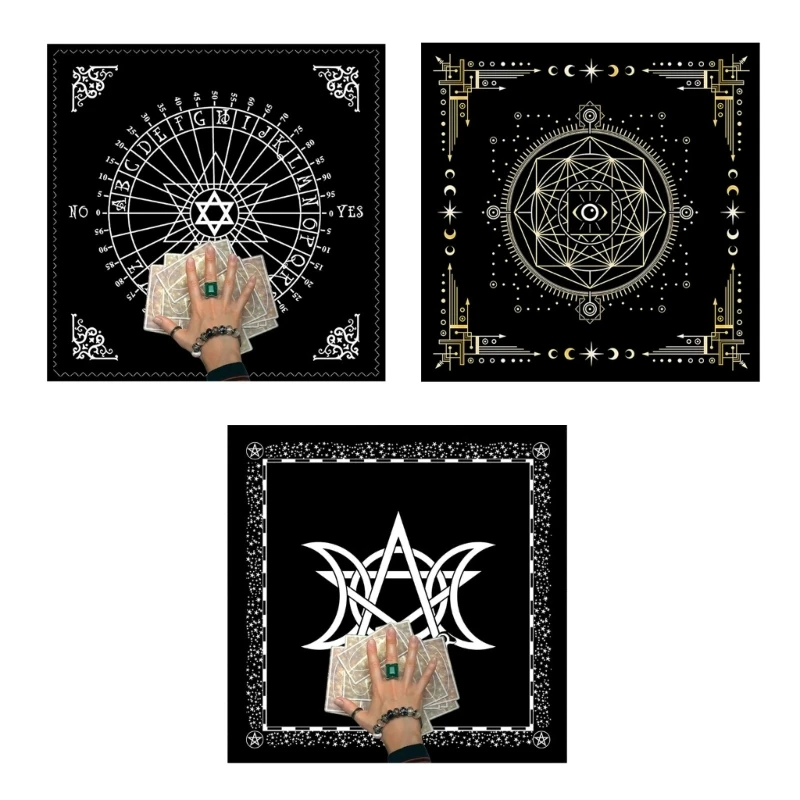 

Tarot Card Tablecloth Altars Cloth Astrology Divinations Non-Slip Mat Tapestry Dropship