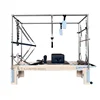 Three-in-one Multi-function Professional Wood Equipment Reformer Machine Oak Pilates Trapeze Table Cadillac Bed 1
