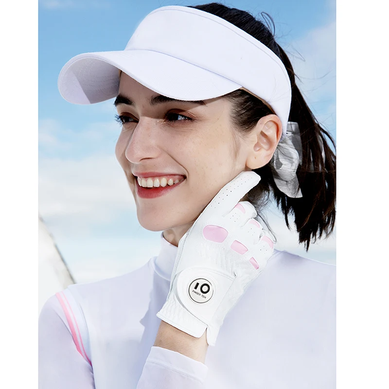 Golf Gloves Golf Glove FINGER TEN Women Leather 1 Pack Left Right Hand