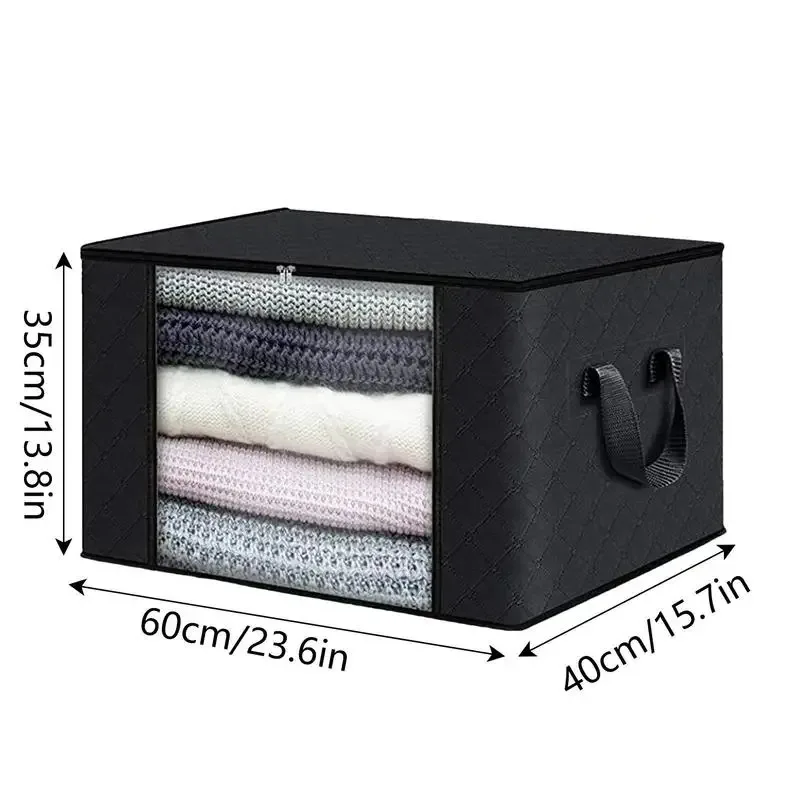 Large Capacity Clothes Storage Bag Foldable Blanket Storage Containers for Organizing Bedroom Closet 6