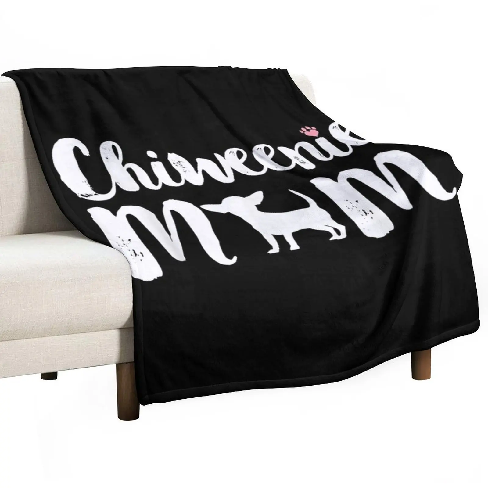 

Chiweenie Mom Chiweenie Owners Love Mothers Day Gift Throw Blanket wednesday Luxury Throw Blanket Winter bed blankets
