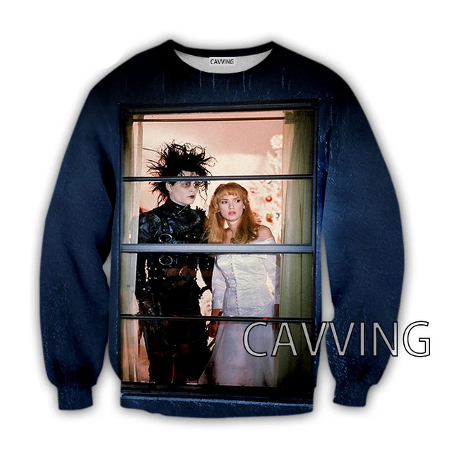 New Fashion Women/Men's 3D Print Edward Scissorhands Crewneck Sweatshirts  Harajuku Styles Tops Long Sleeve Sweatshirts - AliExpress