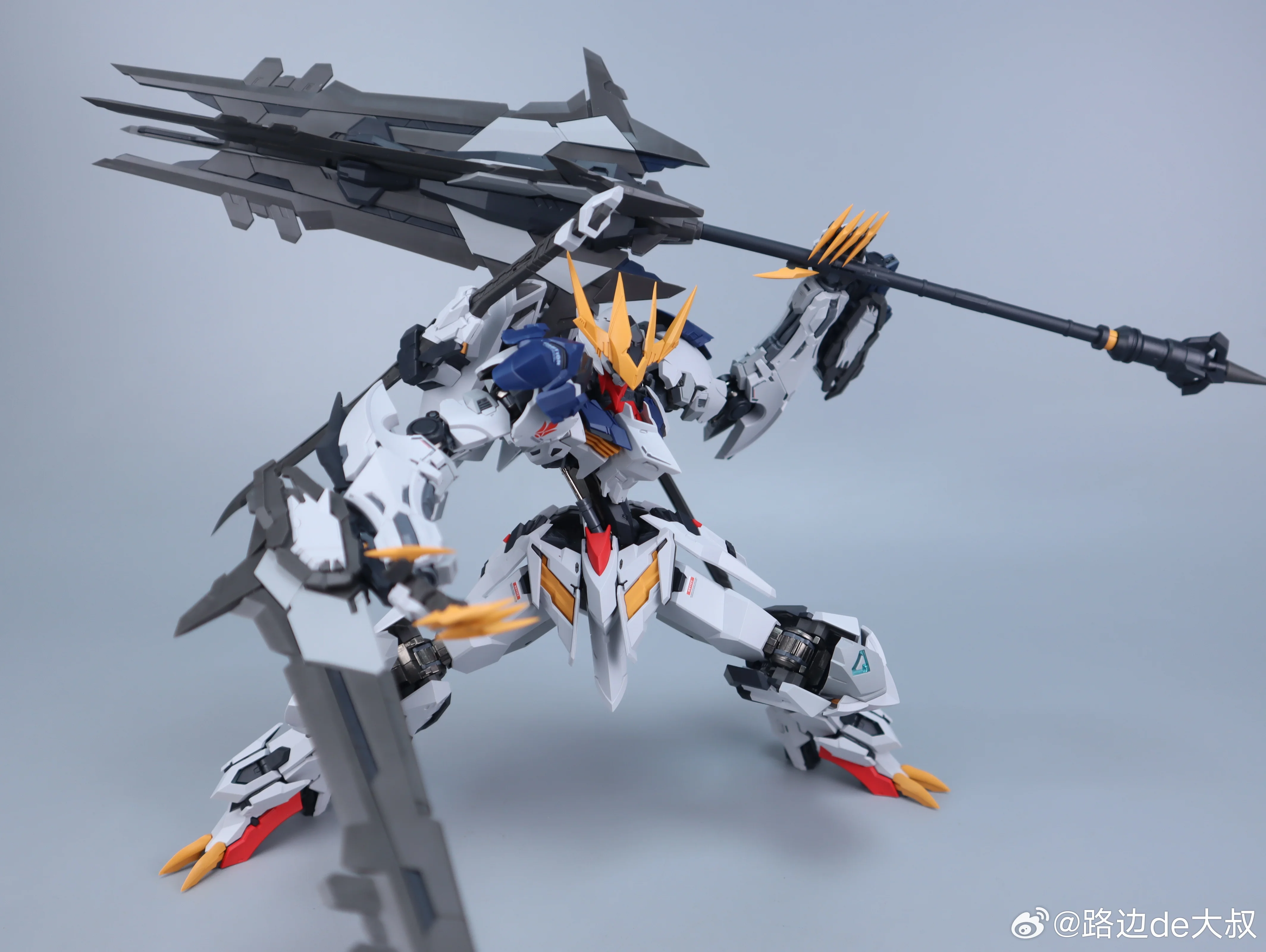 ウルフモデル MG 1/100 バルバトス ルプスレックス 合金スケルトン GK