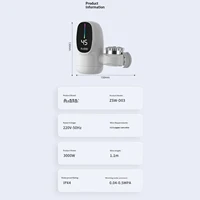 Robinet électrique sans réservoir 110V, économie d'énergie, mélangeur chaud/froid, chauffage rapide, pour évier de cuisine et salle de bain 6