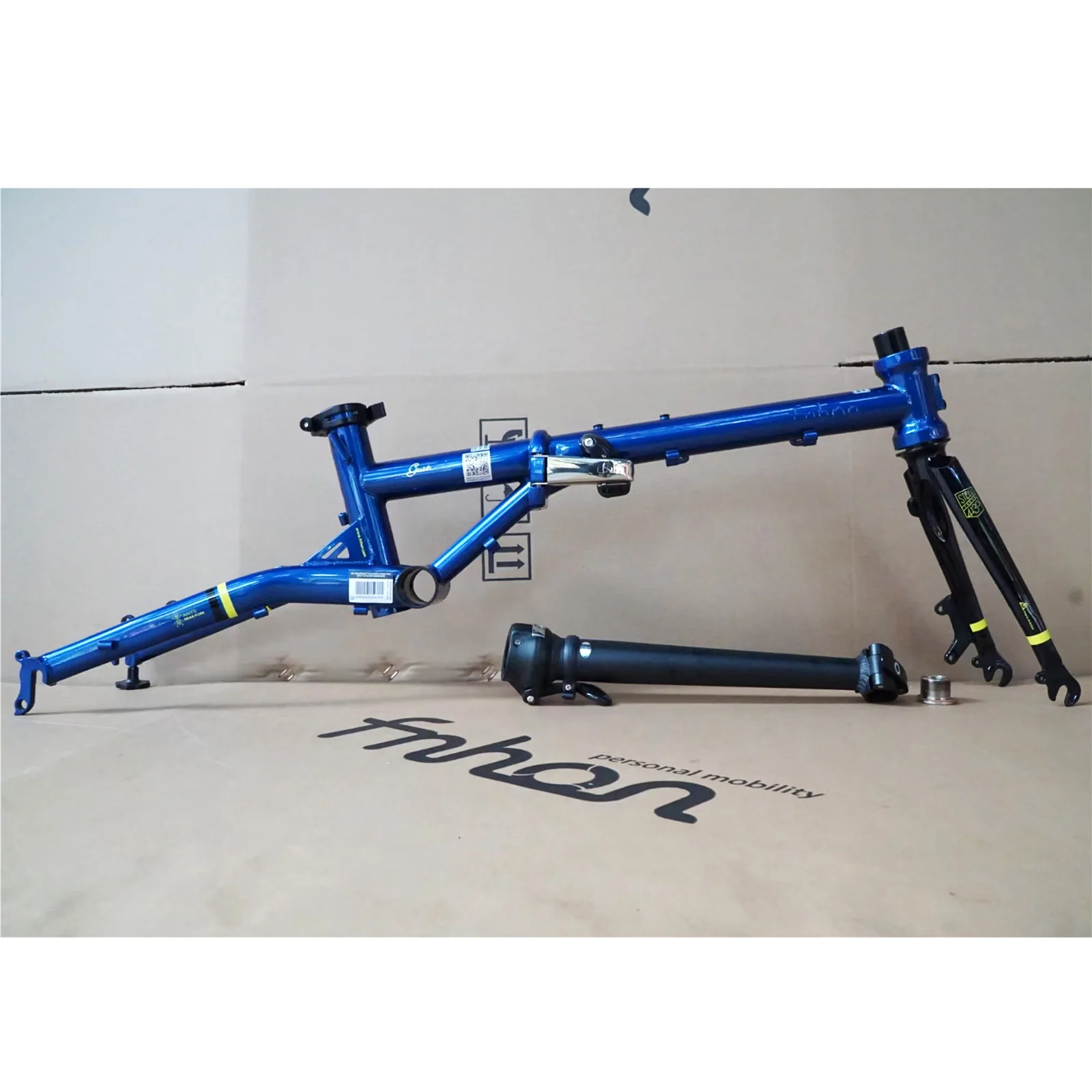 Fnhon突風CR-MO鋼折りたたみ自転車フレームフォーク16 