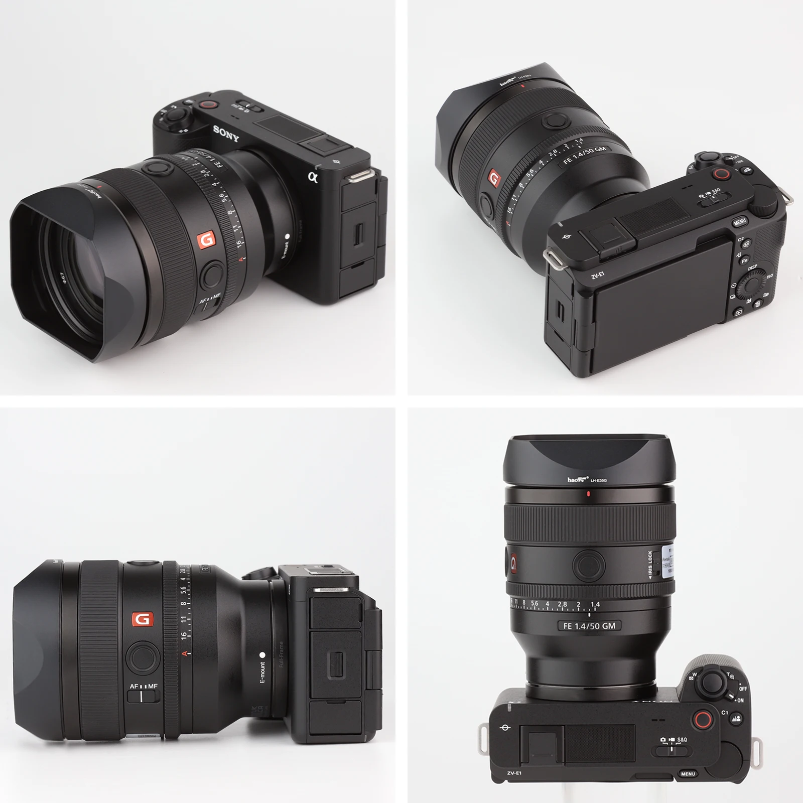 Haoge レンズフード メタルスクエアバヨネット ソニー FE 35mm F1.4 GM