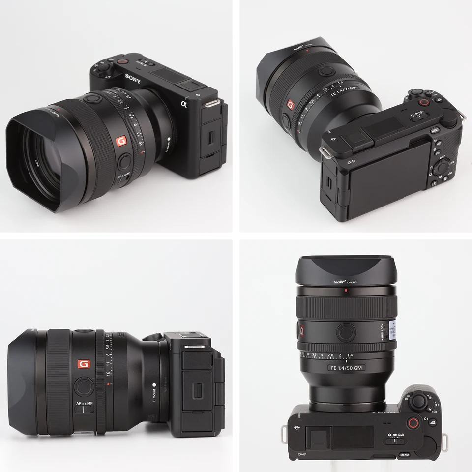 Haoge レンズフード メタルスクエアバヨネット ソニー FE 35mm F1.4 GM