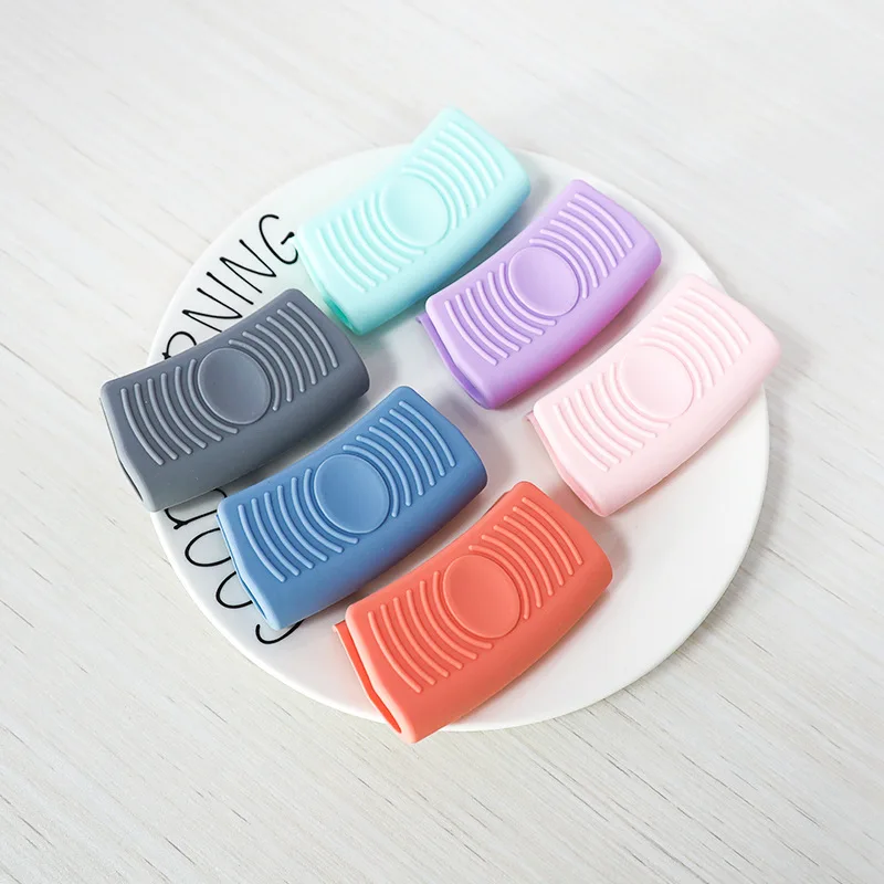 Silicone Pan Handle Cover Silicone Handle Holder Pot Handle Mitts Covers Pans Cookware Heat Insulat Kitchen Gadget