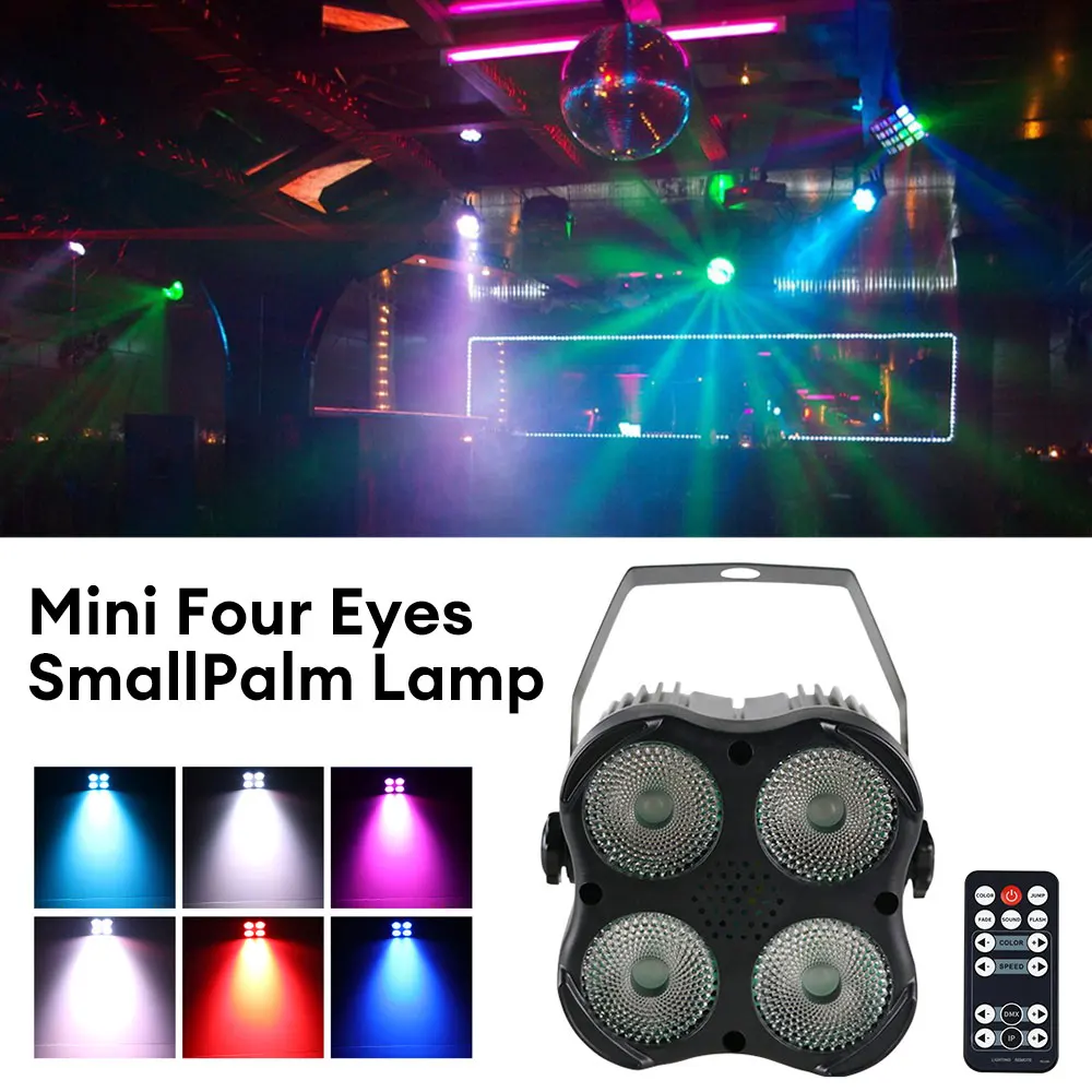 

EU Plug DJ Disco Light RGBW LED Par Light Remote Control Stage Light Holiday Wedding Xmas Party Light Magic Ball for Home Bar