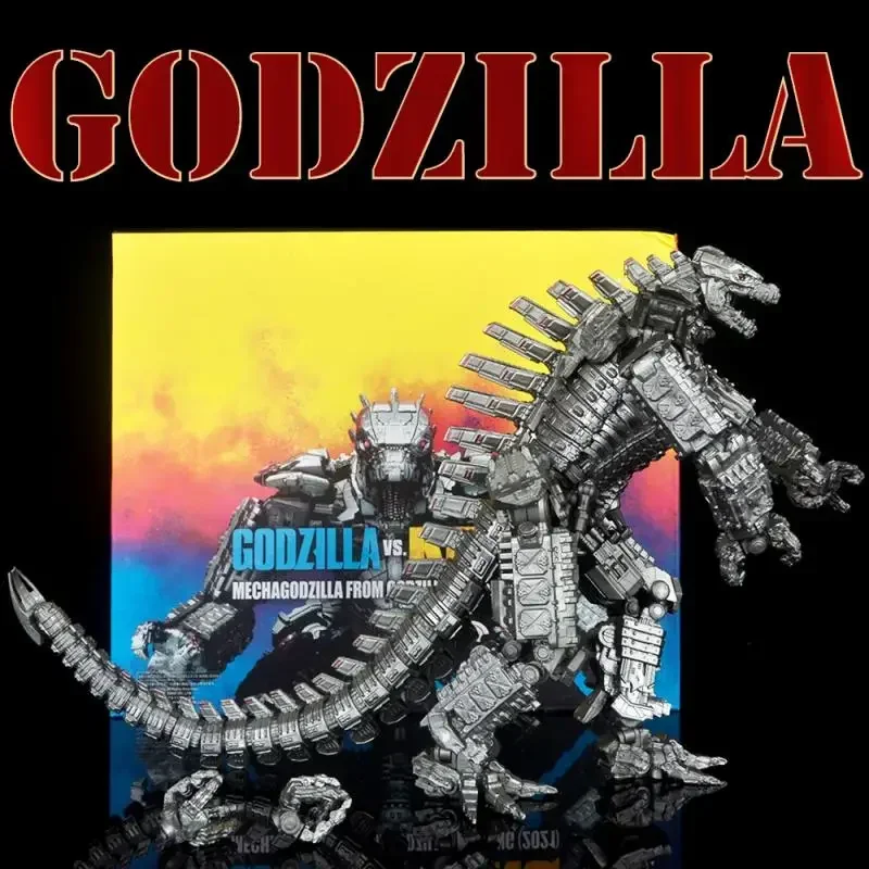 Фото Bandai 2024 Механическая Зилла против Kong King Ghidorah S.H.Monsters Gojira Shf, экшн-фигурка, модель динозавров Gorilla, детские игрушки №2