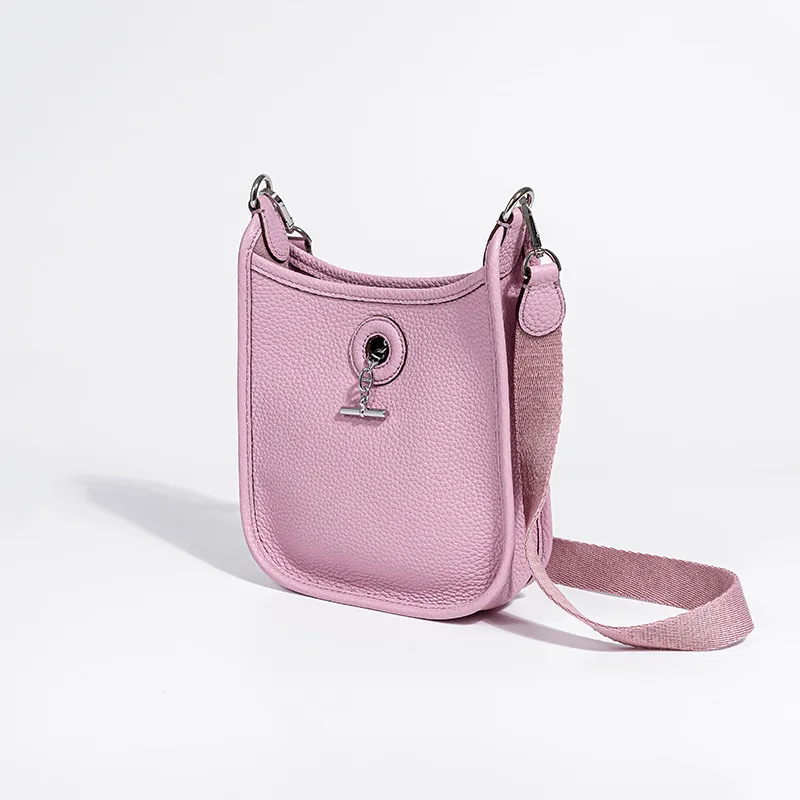 Crossbody Cowhide Shoulder Single Bag Handbags For Women Casual High-Quality Messenger Versatile Luxury Female Multicolored Y2k