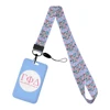 New Arrival Gamma Phi Delta Sorority Plastic Card Holders Keychain Work Card Bus Access Card Holder PVC Keychains Sister Gifts 5