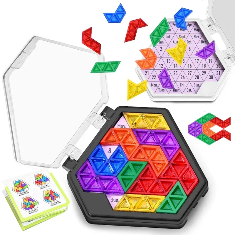 Calendar Puzzle Game Board Game Pocket Mini Toys Montessori School Education Learning Logic Sudoku Puzzle Challenges