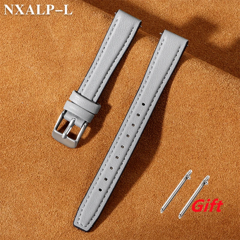 Elegant Silicone Leather Small Wristband - Women's Universal Watch Strap Accessory