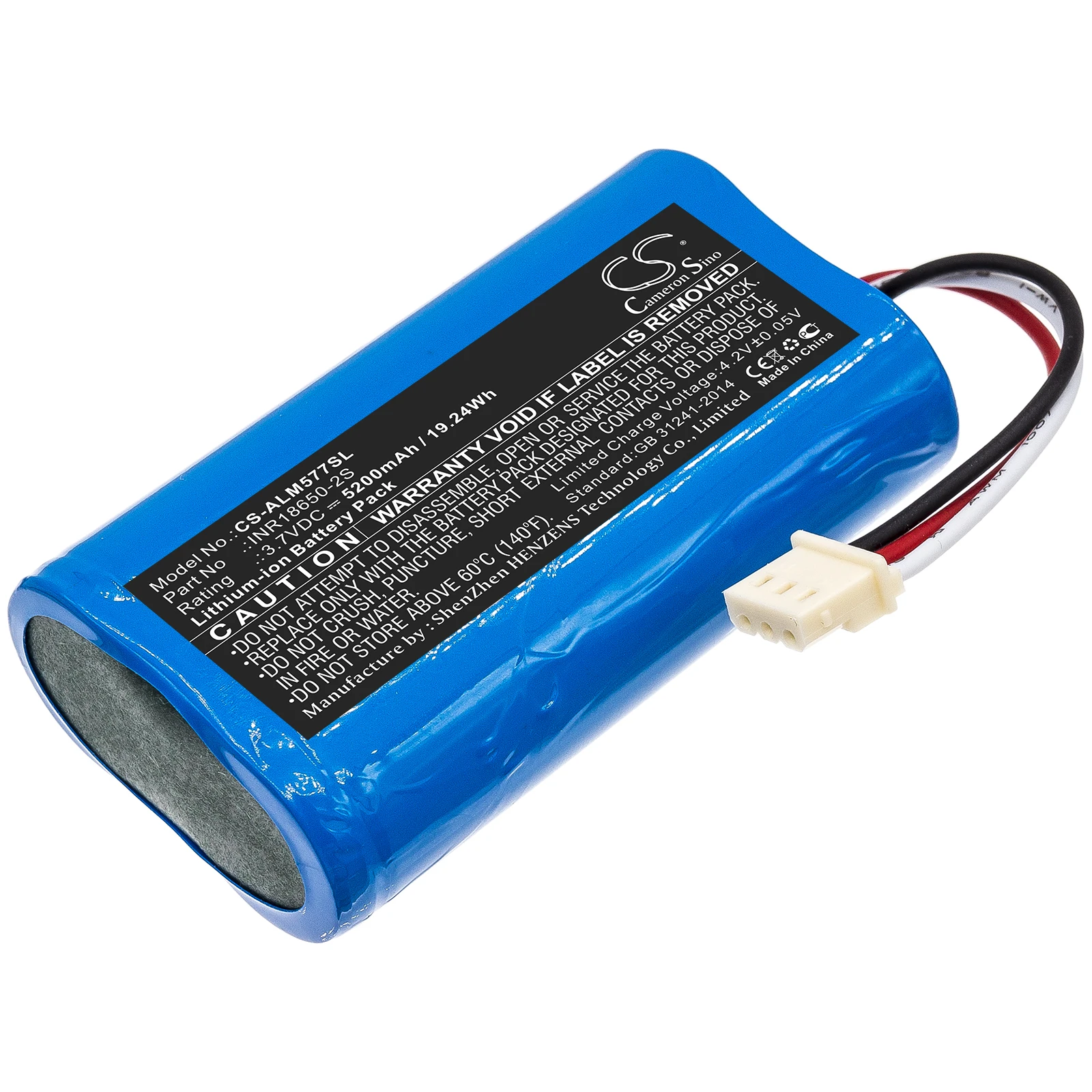 Batteria 5200Mah Inr18650-2S Per Altec Lansing Imw577 Imw577-Ab