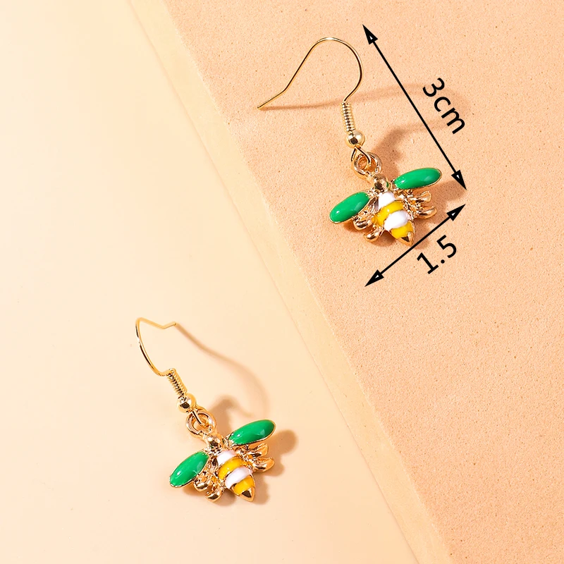 Aihua Niedliche Emaille-Tiere-Ohrringe, schöne Katze, Kaninchen, Einhorn, Alpaka-Tropfenohrring für Frauen und Mädchen, Geburtstagsgeschenke, Party-Schmuck – Detail 21