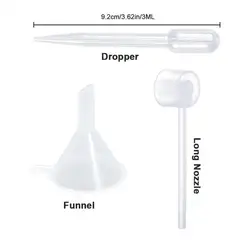 20ml Portable Glass Perfume Spray Bottle - Refillable Mini Atomizer (3 x dispensing tools)