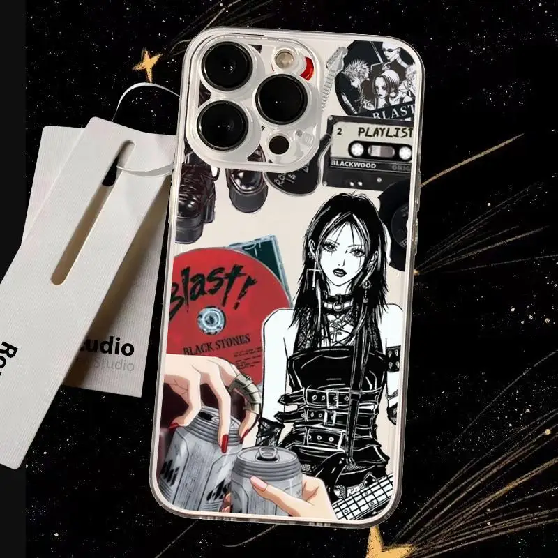 Cool Girl Oosaki Nana Japanese Anime Transparent Phone Case