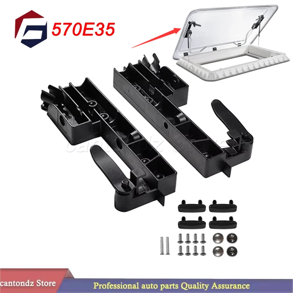 570e35 2 uds Dometic Heki manijas de bloqueo de elevación de techo caravana autocaravana negro 570E35