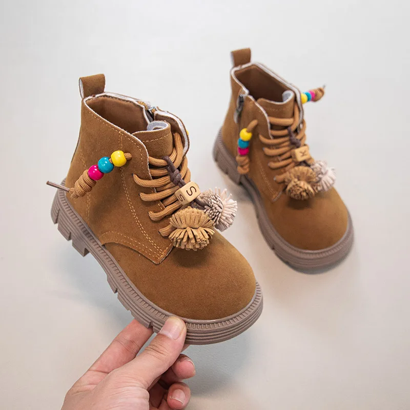 Girls Thermal Boots Autumn Kids Breathable Boots