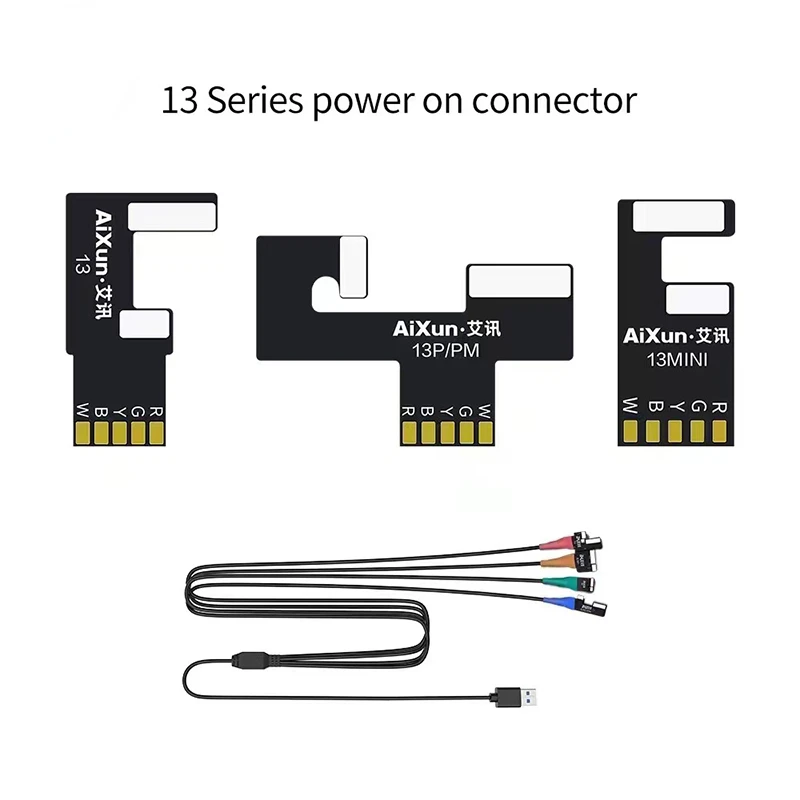 Фото Qianli iPower Pro Max для iPhone 14 13 12 6-11/11Pro/11Pro MAX ремонтный Тестовый Кабель, контроль постоянного тока, тест блока питания, линия загрузки №3