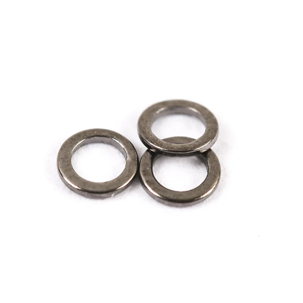 10/20/50 Stück KLEINE OVAL-TIPPET RINGS 2mm O-Ring-Rio Leader Fliegenfischen O-Ring Starker Ring Fliegenfischen Leader Tippet Ringe – Detail 19