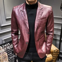 

Autumn and Winter Business Handsome Men Fashion Casual Versatile Men's Jacket Zipper Single Row Cool Man Slim Suit Men's Jacket